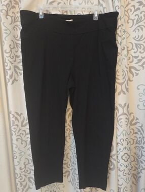 Zac & Rachel Black Slim Ankle Pull-On Pants